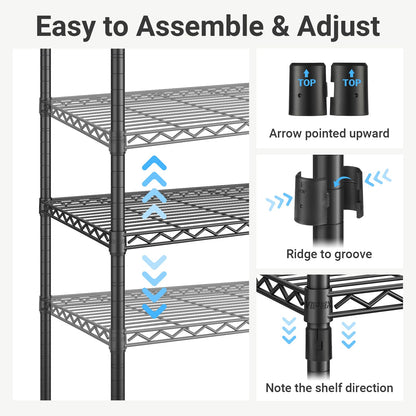 VIPEK V5C Heavy Duty Covered Clothes Rack