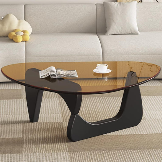 EASYSOUL 32" Glass Coffee Table
