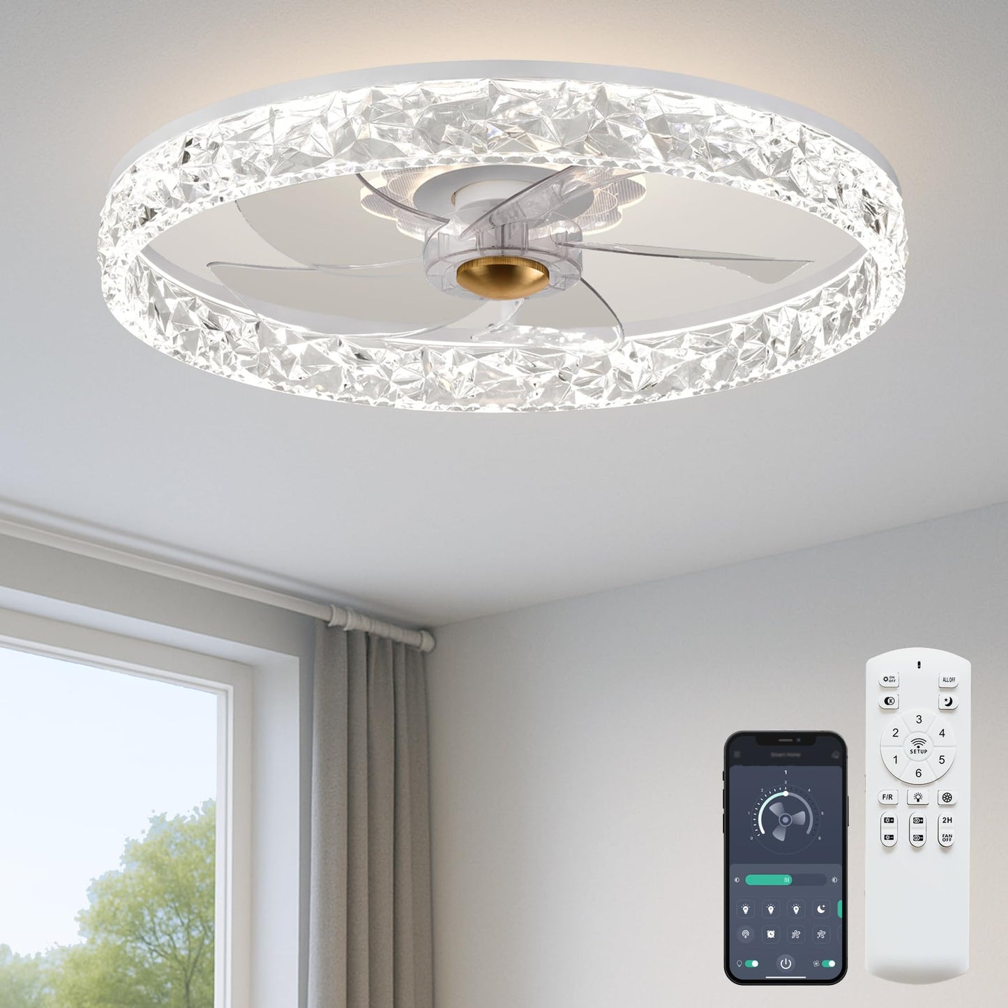 20" Ceiling Fan with Light