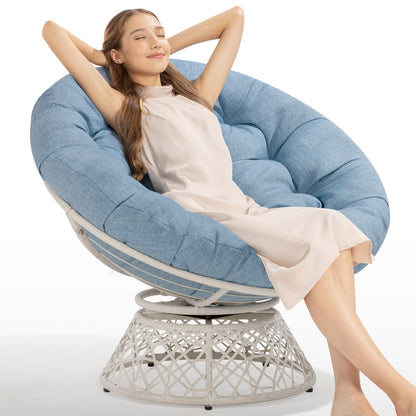 BME 40" Wicker Papasan Chair