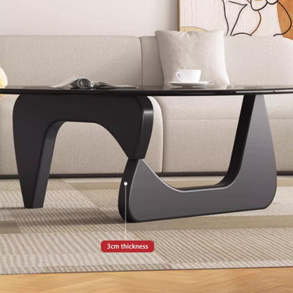 EASYSOUL 32" Glass Coffee Table