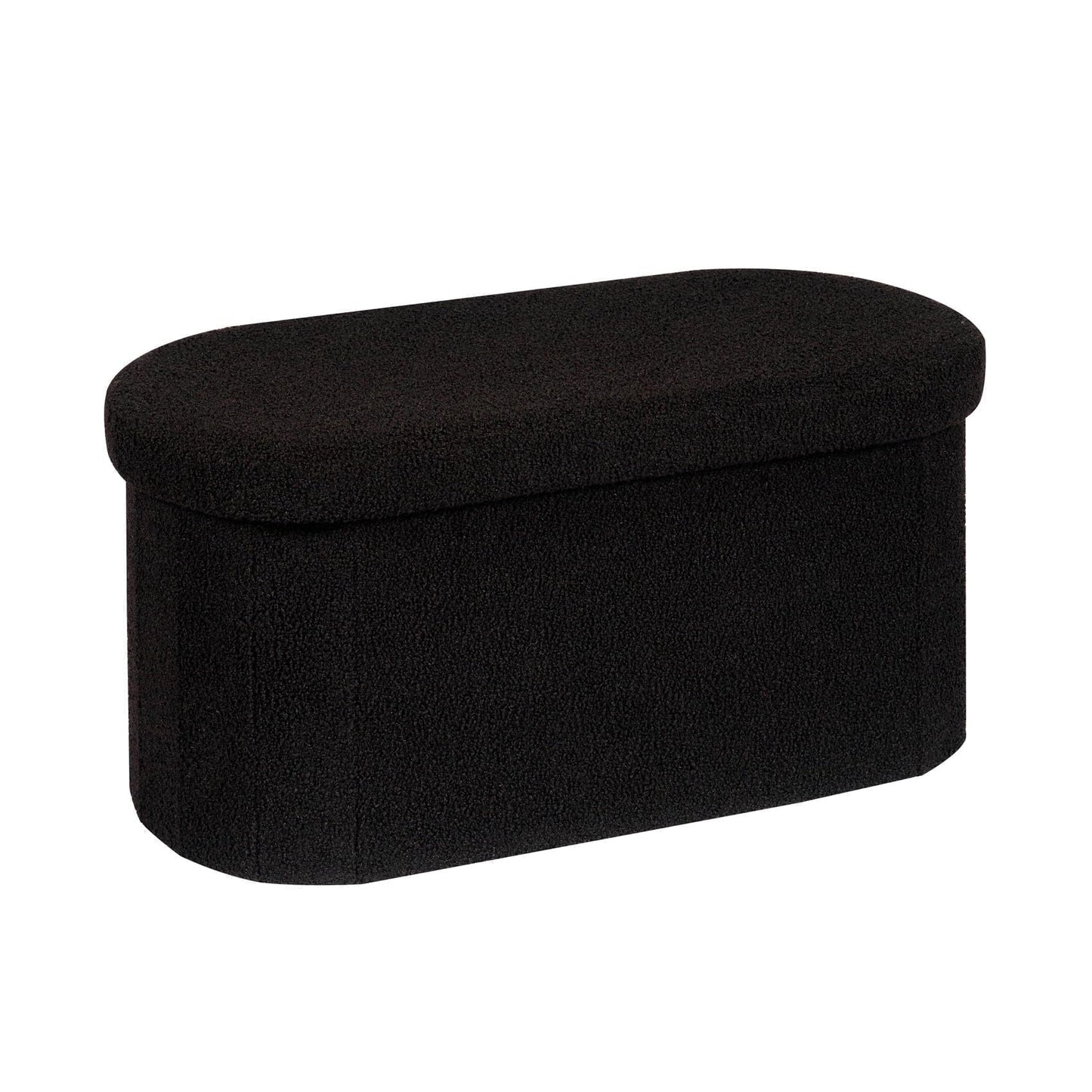 FSOBEIIALEO 43.3" Sherpa Storage Ottoman Bench