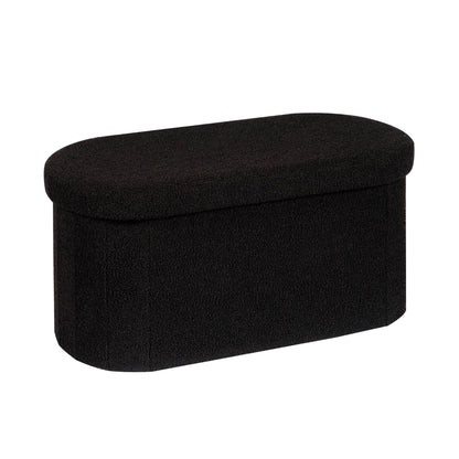 FSOBEIIALEO 43.3" Sherpa Storage Ottoman Bench