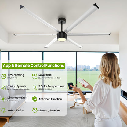 72" LED Ceiling Fan