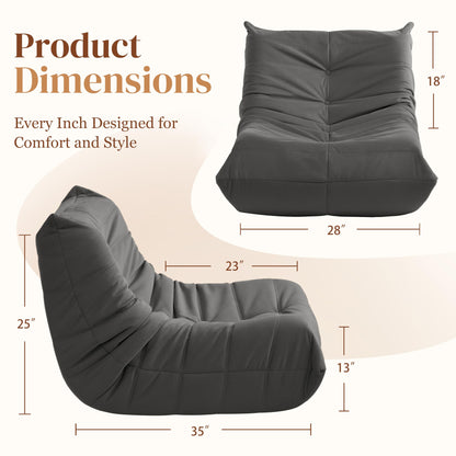 Dark Gray Bean Bag Chair