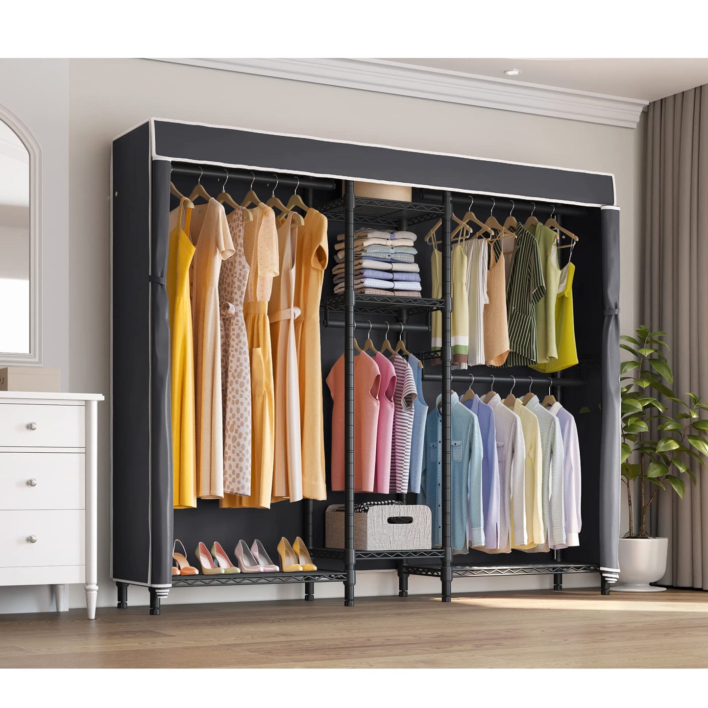 VIPEK 5-Tier Heavy Duty Garment Rack