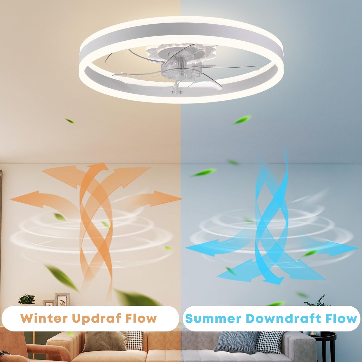 20" Ceiling Fan with Light