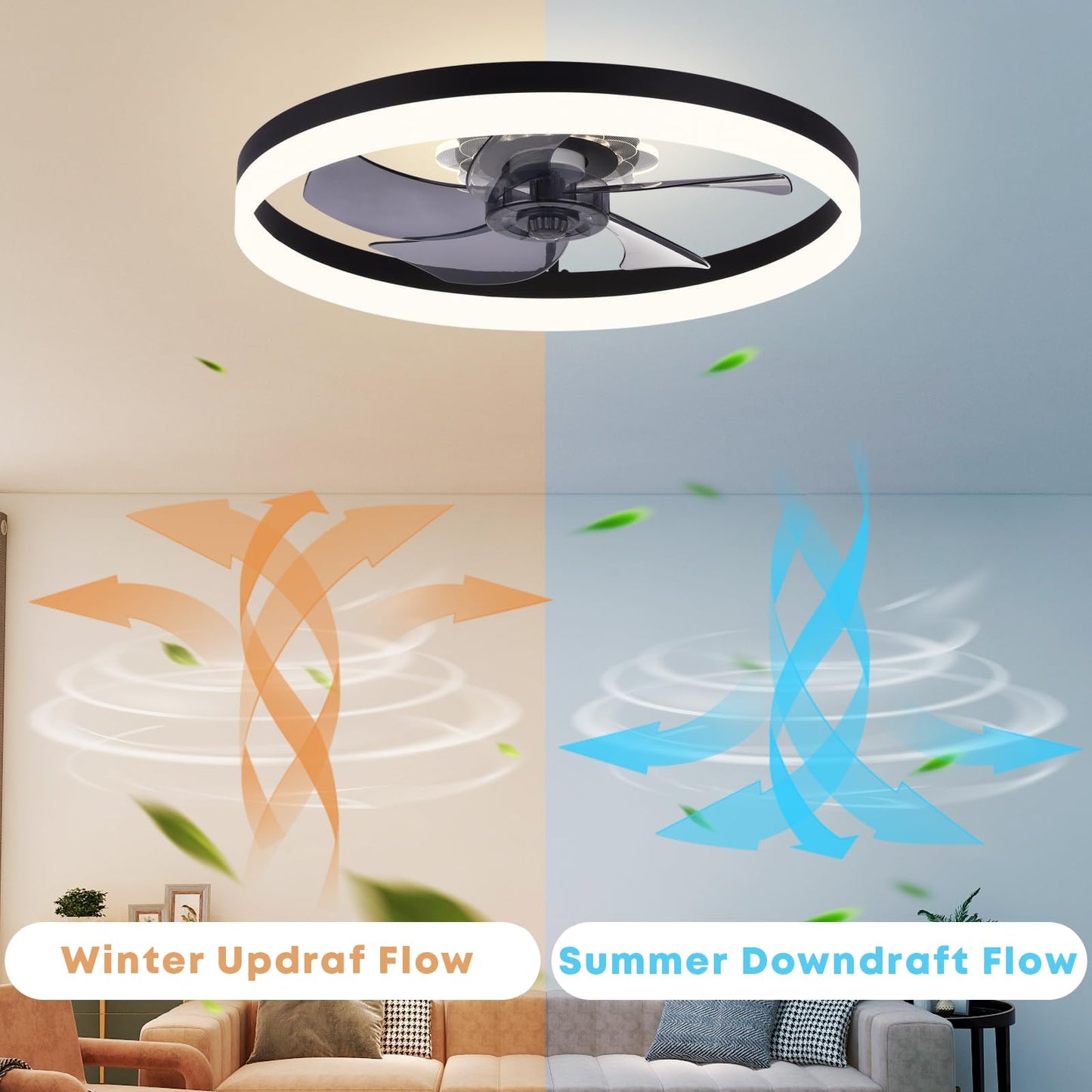 20" Ceiling Fan with Light