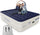 Queen Air Mattress with Built-In Pump & Flocked Top