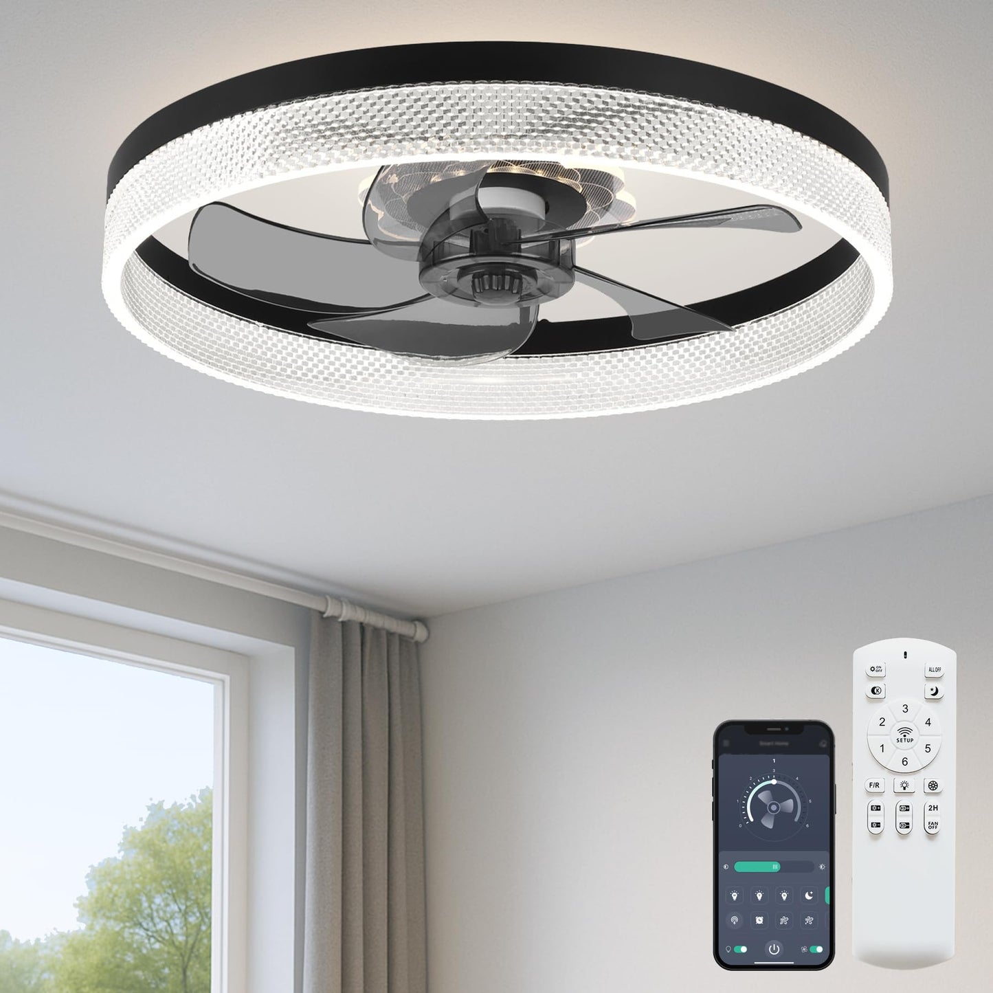 20" Ceiling Fan with Light