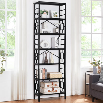 HOMISSUE 84" Metal Bookshelf