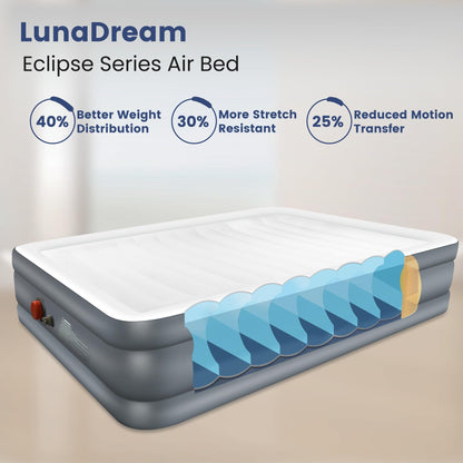 Eclipse Series Queen Air Mattress with USB Pump