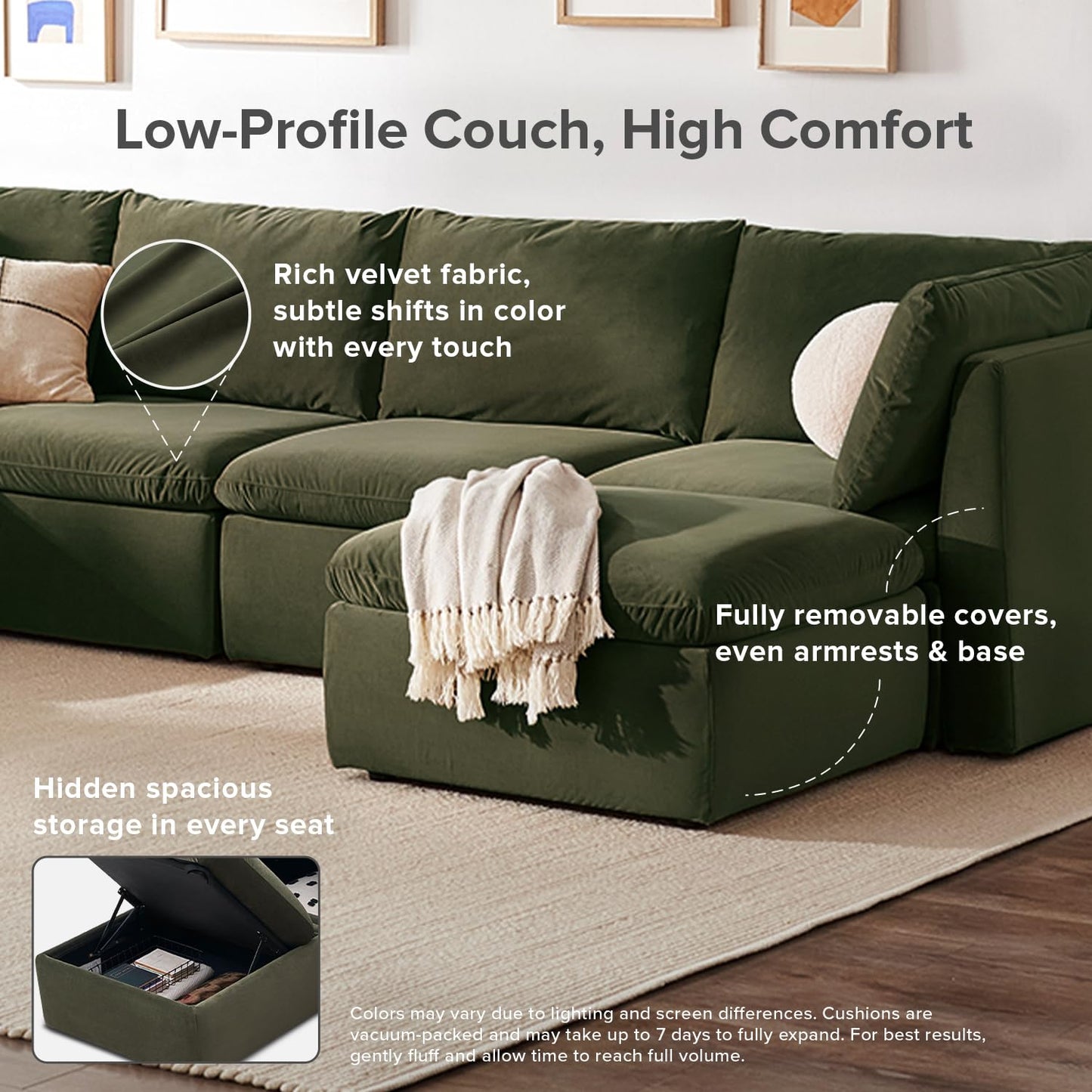 Mopio 6-Seater Modular Sofa Bed