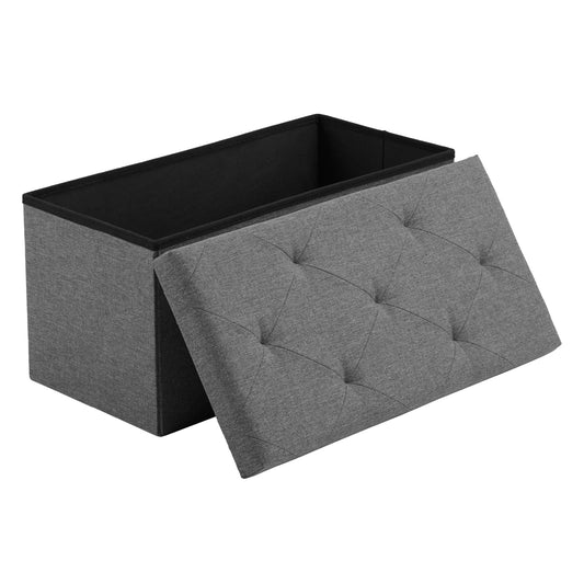Sweetcrispy 43" Foldable Storage Ottoman Bench