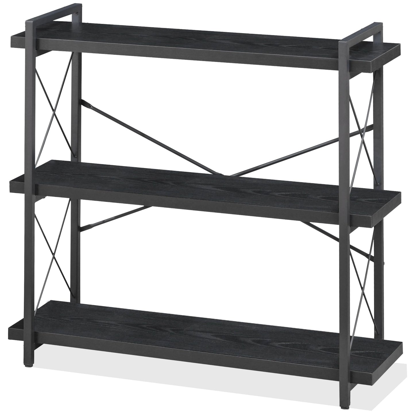 HCHQHS 4-Tier Industrial Bookshelf