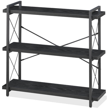 HCHQHS 4-Tier Industrial Bookshelf