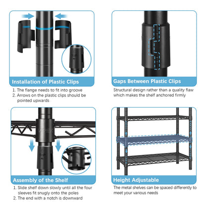 VIPEK R2 Rolling Clothes Rack with Wheels