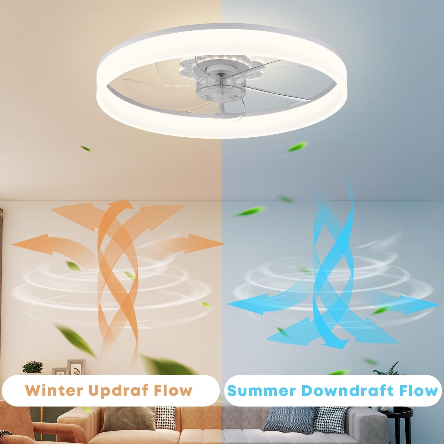 20" Ceiling Fan with Light