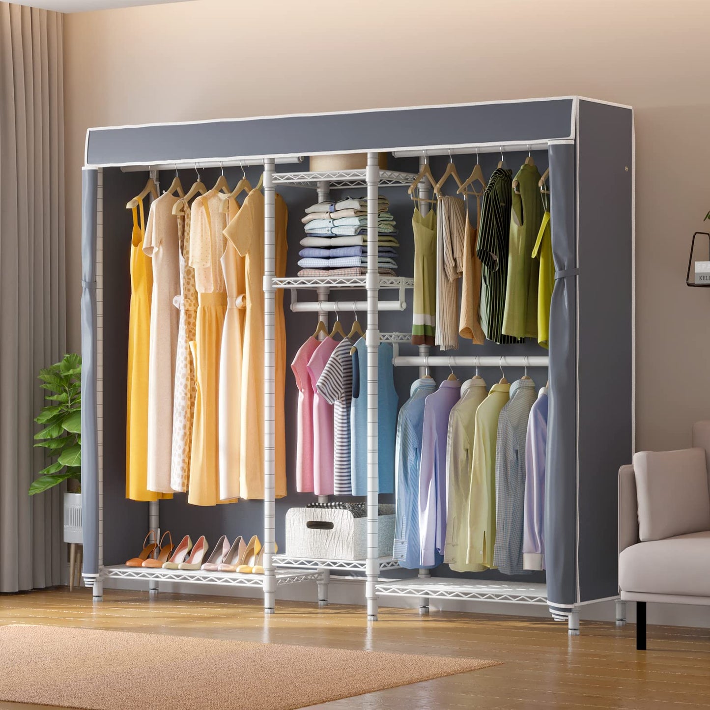 VIPEK 5-Tier Heavy Duty Garment Rack