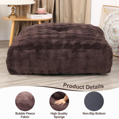 Comfy Floor Sofa Bean Bag Chair – Brown