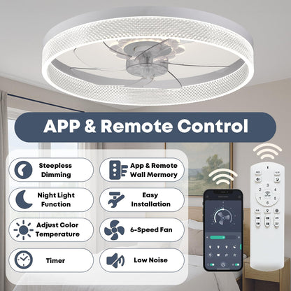 20" Ceiling Fan with Light