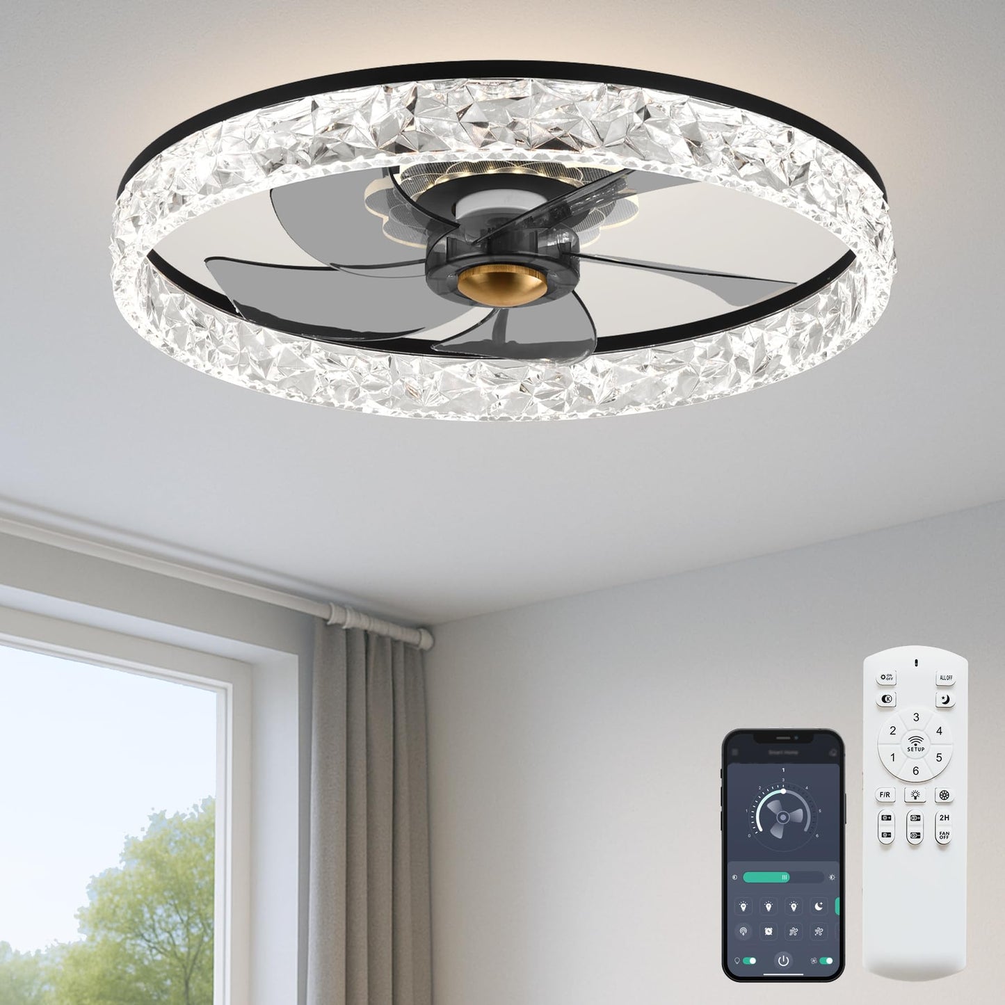 20" Ceiling Fan with Light