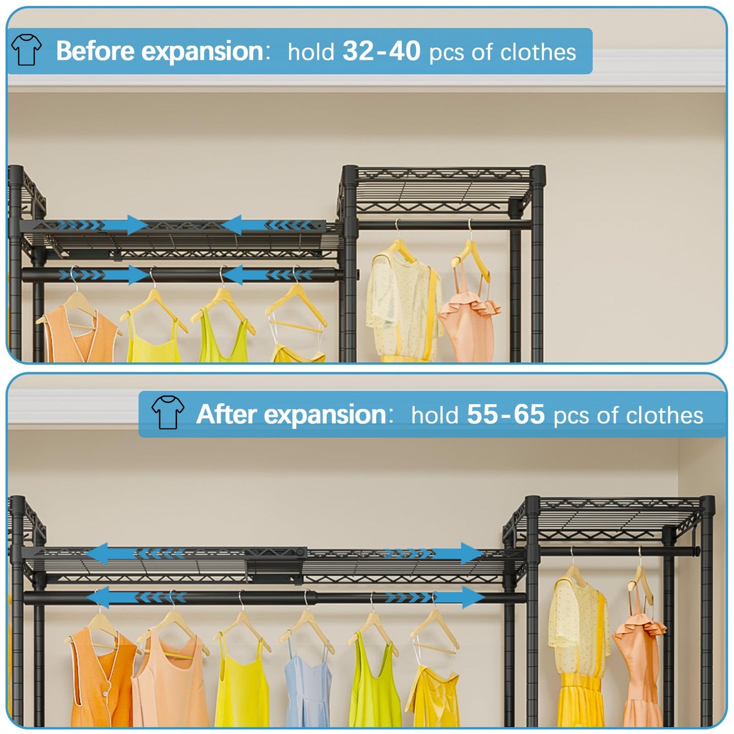 VIPEK X30 Adjustable Heavy Duty Clothes Rack