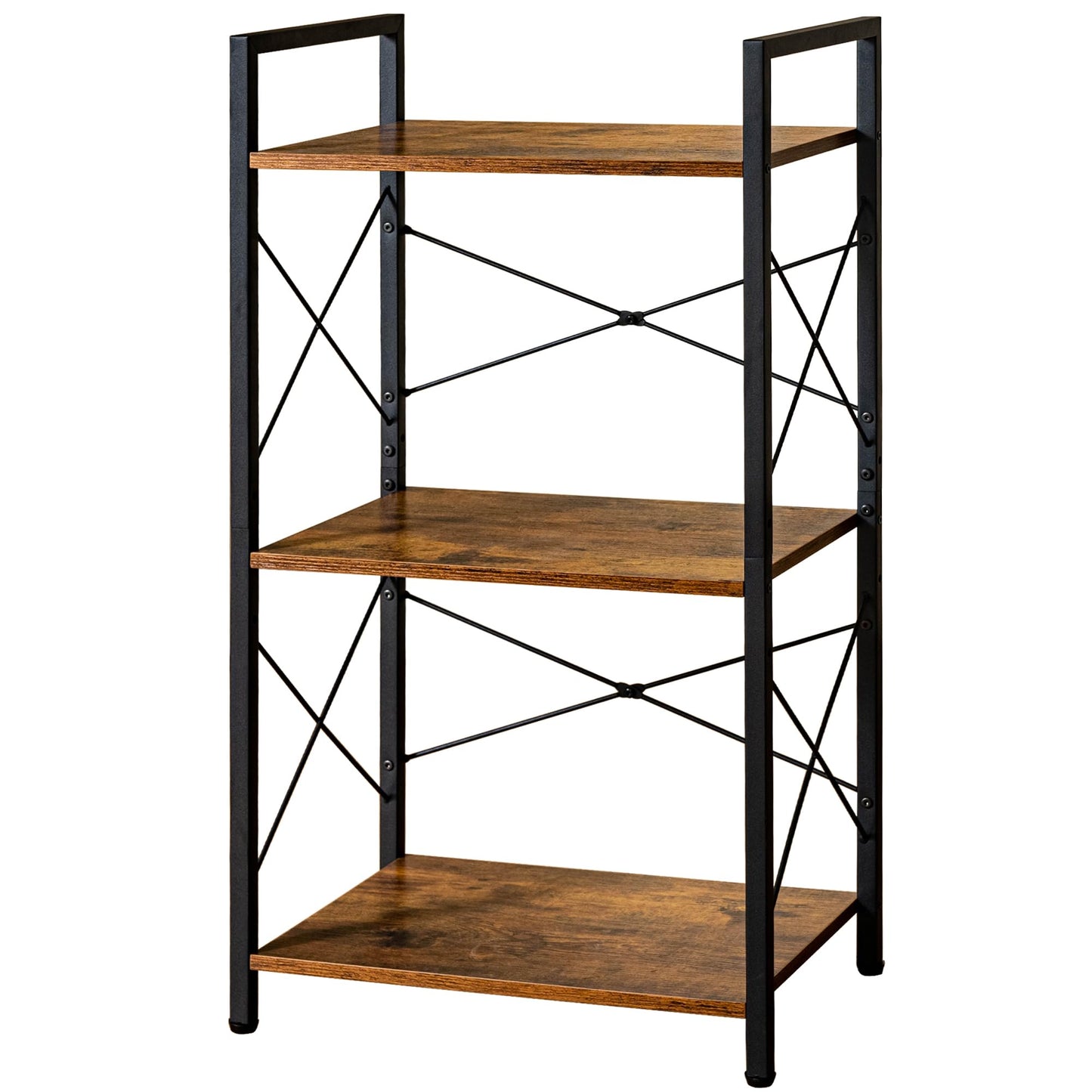 HCHQHS 4-Tier Industrial Bookshelf