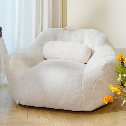 Large Bean Bag Chair with Pillow