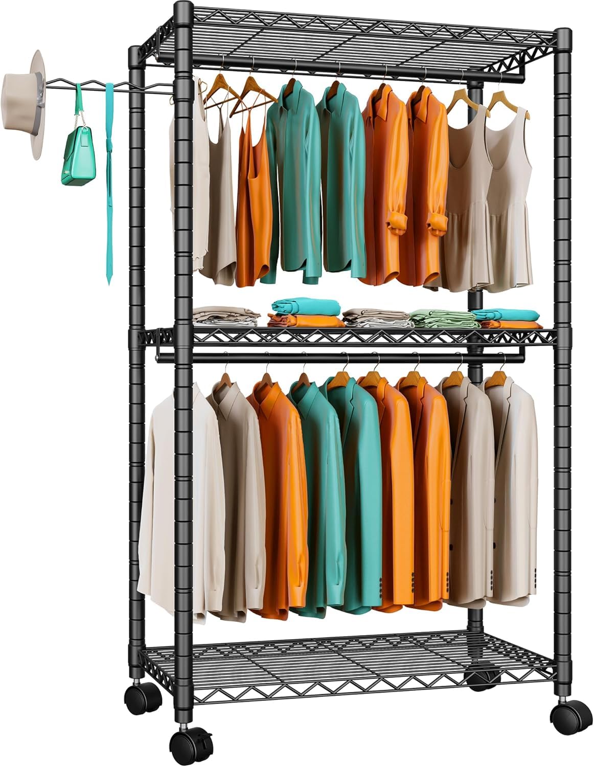 PUNION 7-Tier Portable Garment Rack