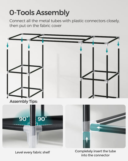 SONGMICS Portable Closet Wardrobe