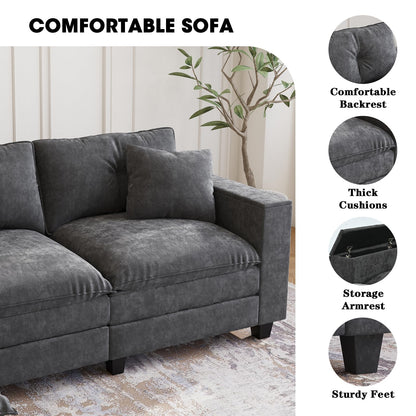 97" 5-Seater Modular Sofa – Beige