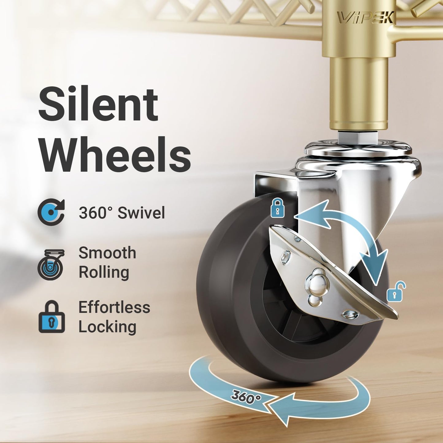 VIPEK R2 Rolling Clothes Rack with Wheels