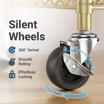 VIPEK R2 Rolling Clothes Rack with Wheels