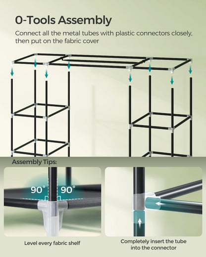 SONGMICS Portable Closet Wardrobe