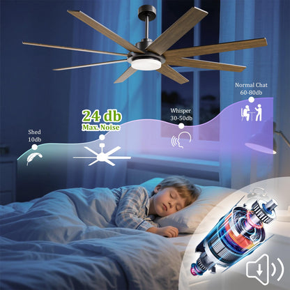 72" LED Ceiling Fan