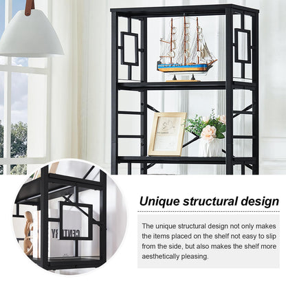 HOMISSUE 84" Metal Bookshelf
