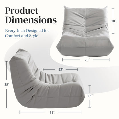 Dark Gray Bean Bag Chair
