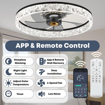 20" Ceiling Fan with Light