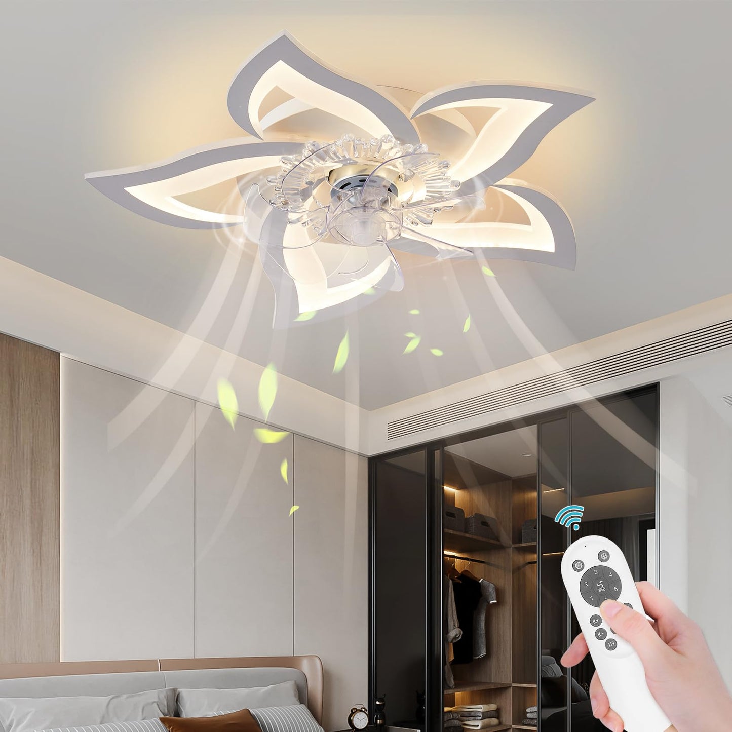 Ceiling Fan Light – Dimmable
