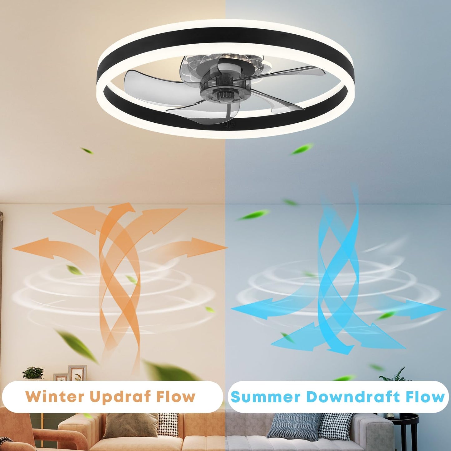 20" Ceiling Fan with Light