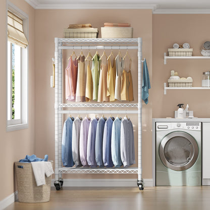 VIPEK R2 Rolling Clothes Rack with Wheels