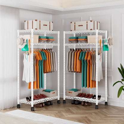 PUNION 7-Tier Portable Garment Rack