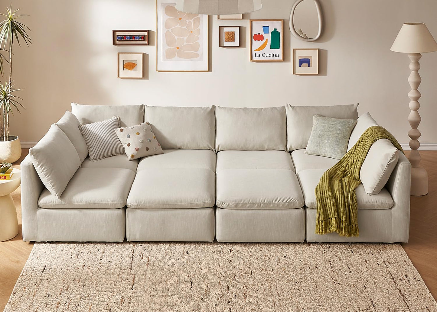Mopio 6-Seater Modular Sofa Bed