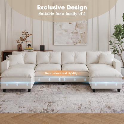 97" 5-Seater Modular Sofa – Beige