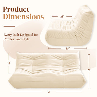 Dark Gray Bean Bag Chair