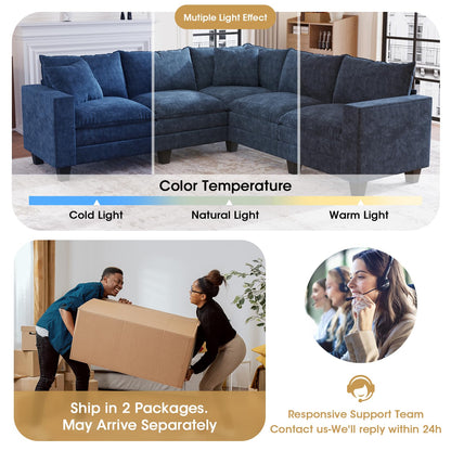 97" 5-Seater Modular Sofa – Beige