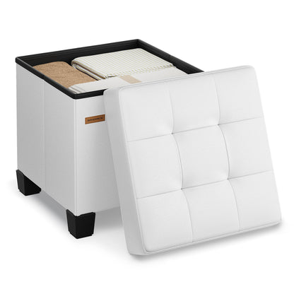 SONGMICS 15"x43"x15.7" Storage Ottoman Bench