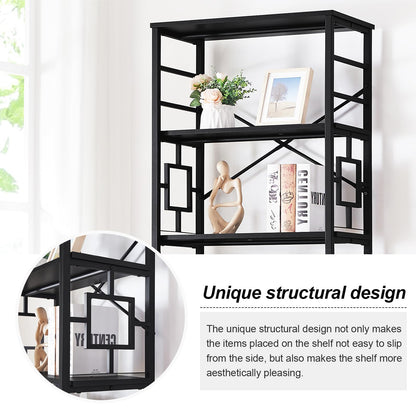 HOMISSUE 84" Metal Bookshelf