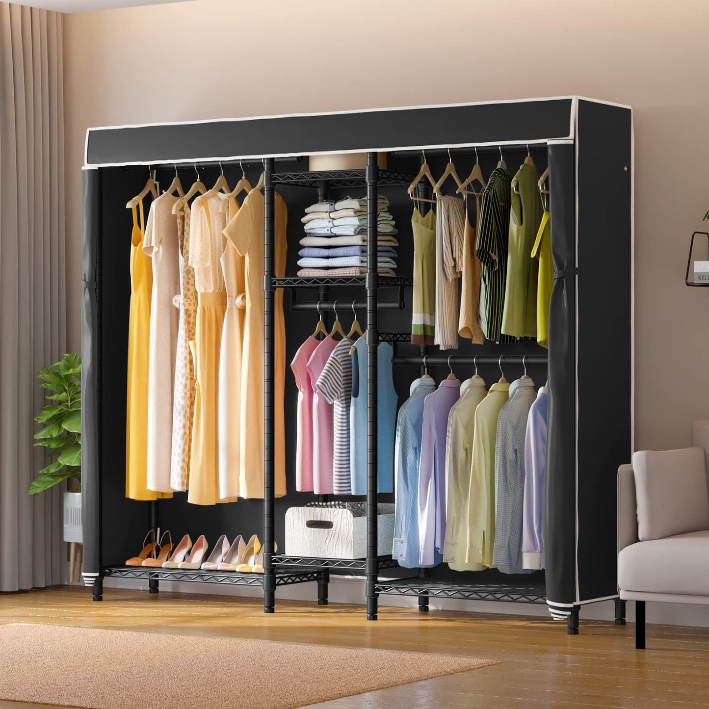 VIPEK 5-Tier Heavy Duty Garment Rack